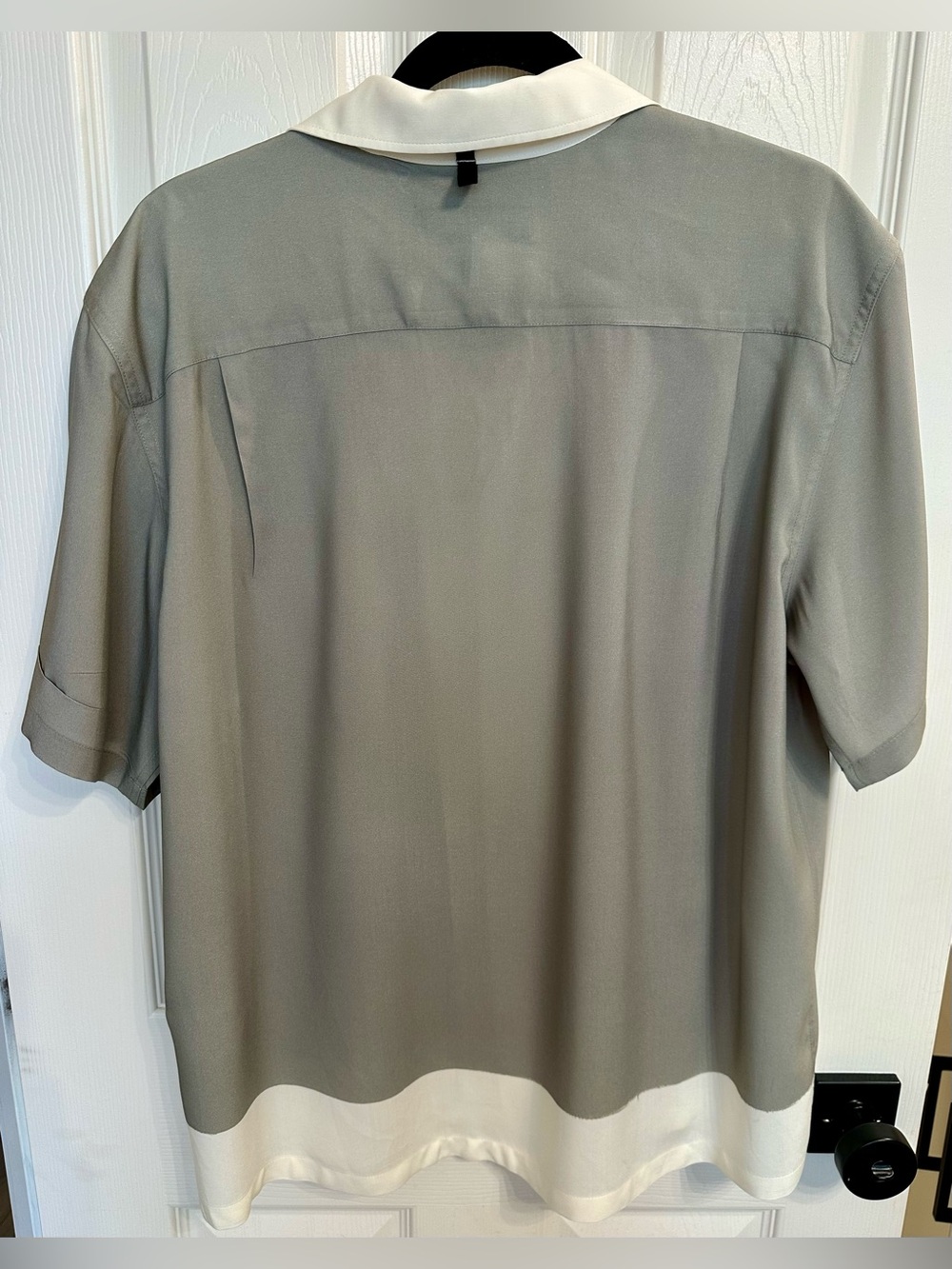 rag & bone Men’s Avery Painterly Print Vacation Shirt Short Sleeve Size M $268 - Picture 5 of 7